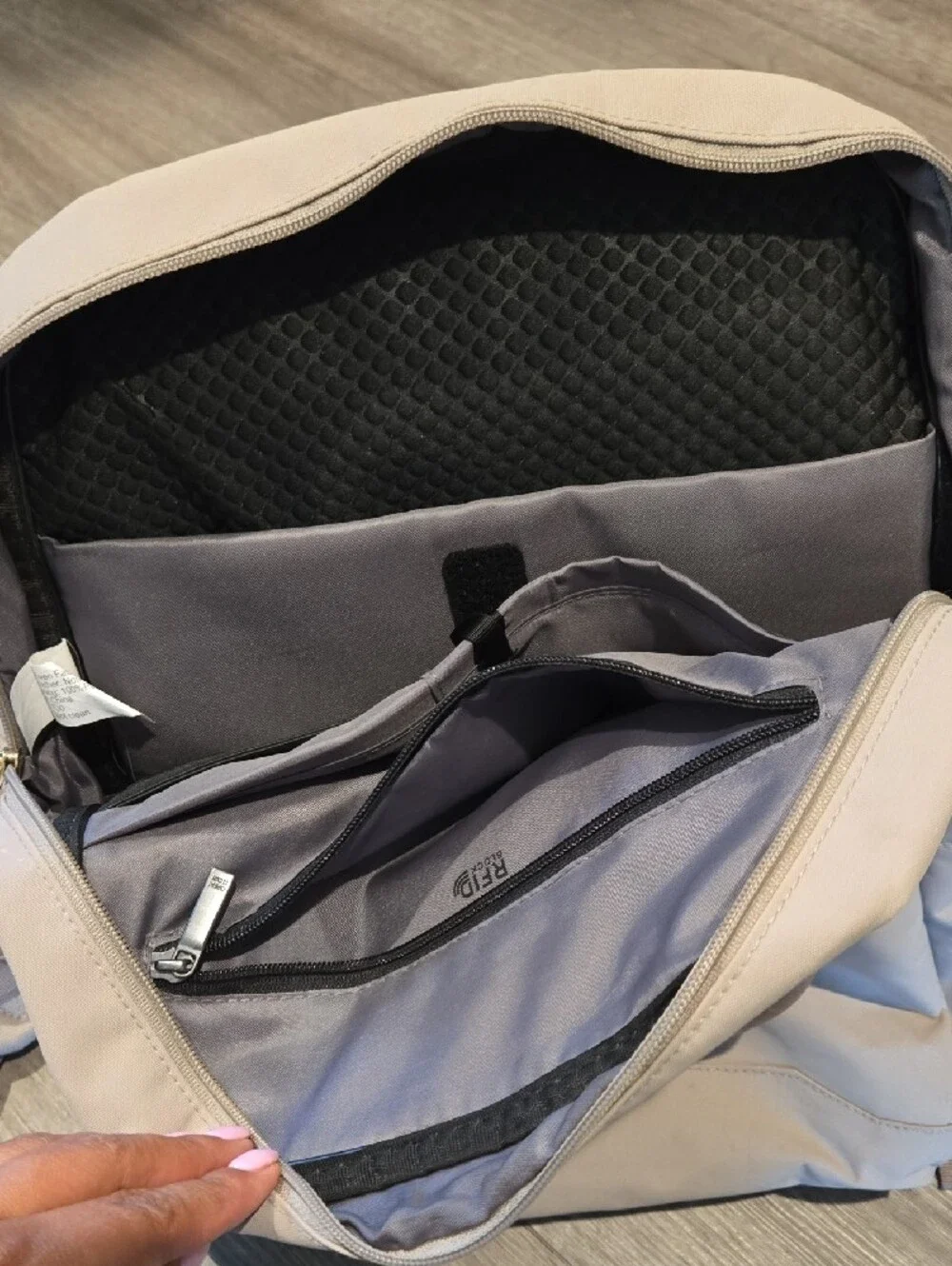 Neutral Beige Women’s Backpack Tote - Versatile Everyday Bag